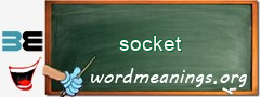 WordMeaning blackboard for socket